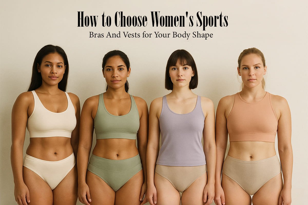 How to Choose Women's Sports Bras and Vests for Your Body Shape
